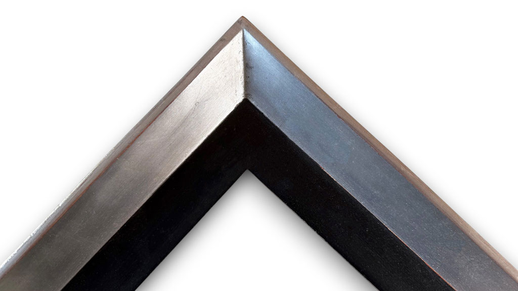 Silvio GM Argent plat noir