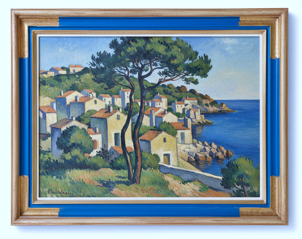 Aighion Héba bleu pierre