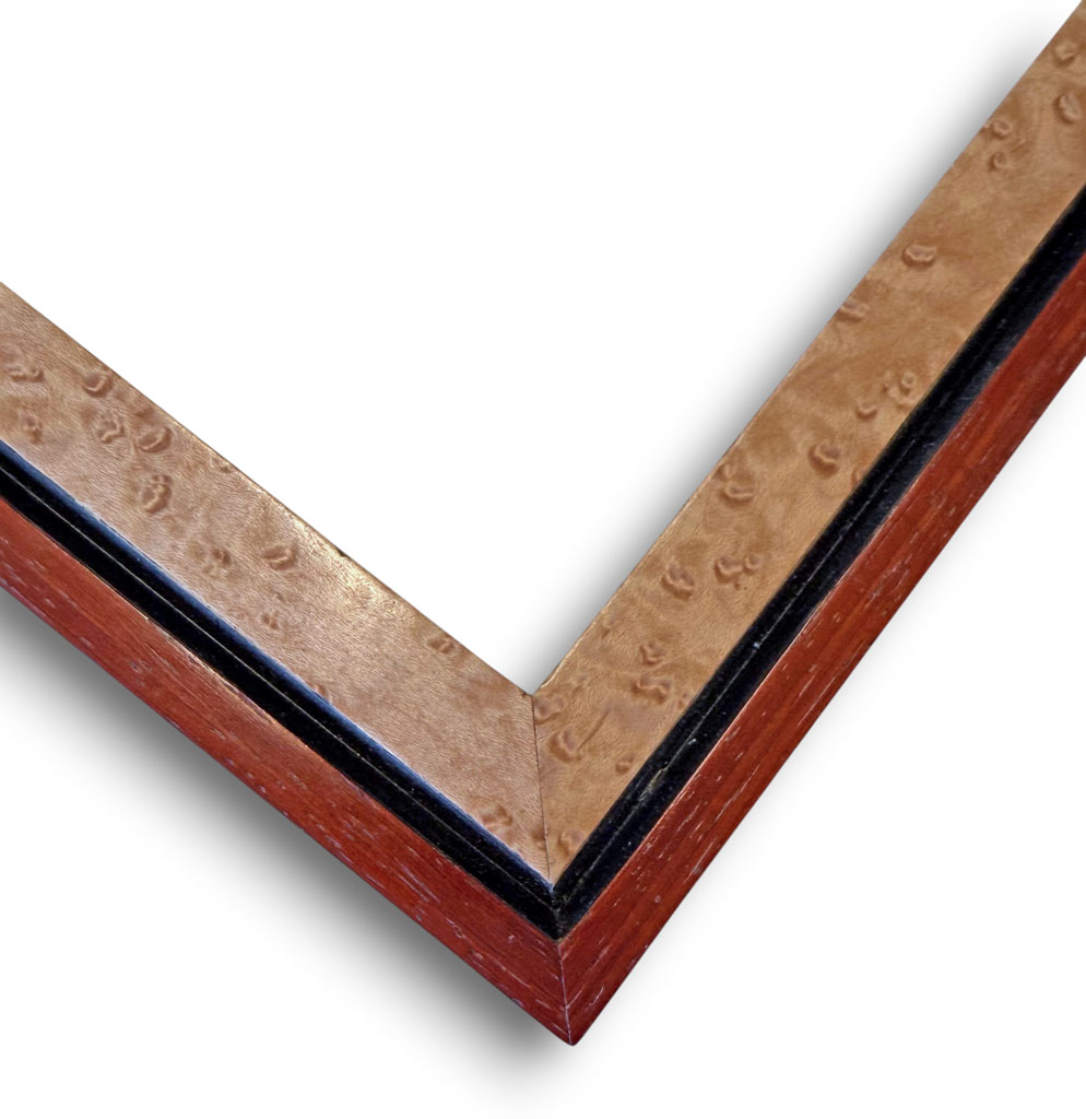 Arcobaleno 35, Placage érable moucheté padouk