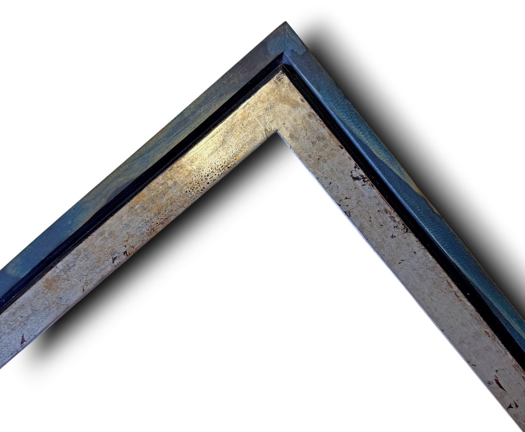 Arcobaleno 35 Plat or blanc oxydé filet couleur 