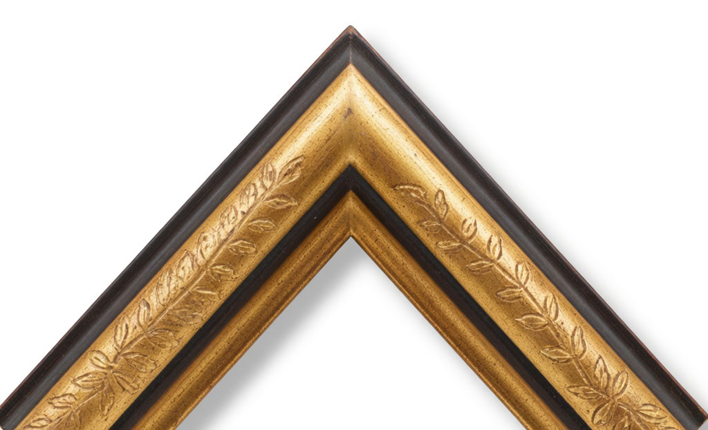 Minisyme Gravé Louis Philippe or noir